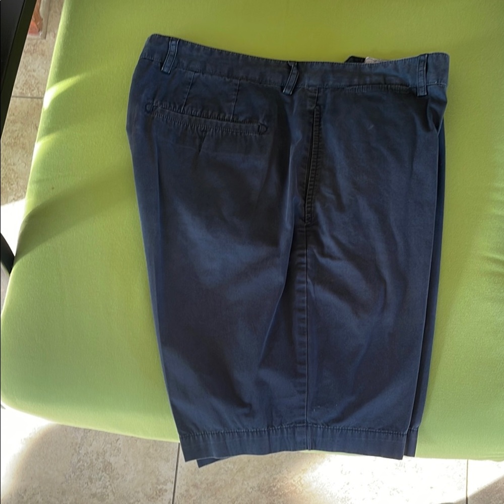 Daniel Cremieux Navy Flat Front Men Shorts